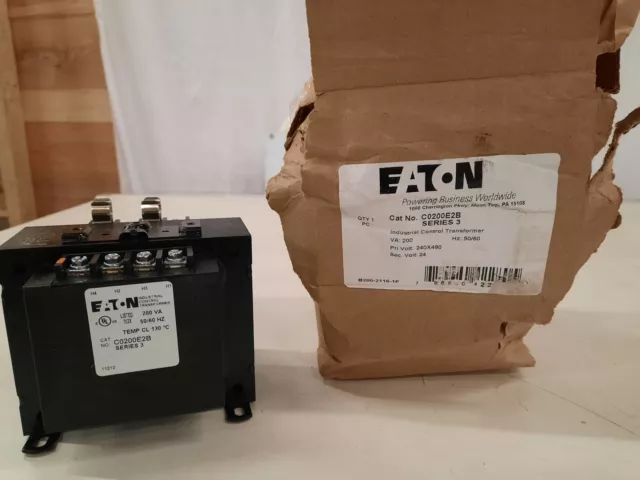Eaton NSB C0200E2B Control Transformers MTE 480V 50/60Hz 200kVA