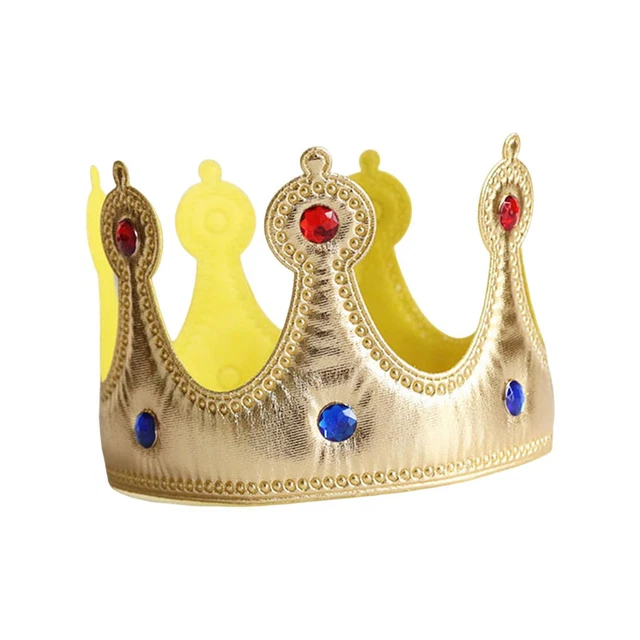 King Crown Birthday for Stage Performances Photo Props
