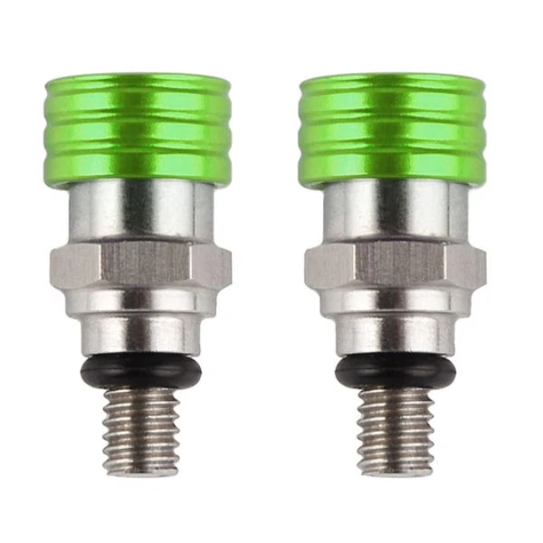 FORK AIR BLEEDER Valve Screws Green for Yamaha YZ450F 20032011 EUR 9
