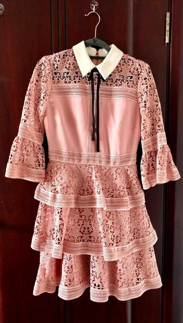 Mini abito rosa nuovo con etichette Ted Baker Star con arricciacapelli taglia UK 6 8 10 12 14