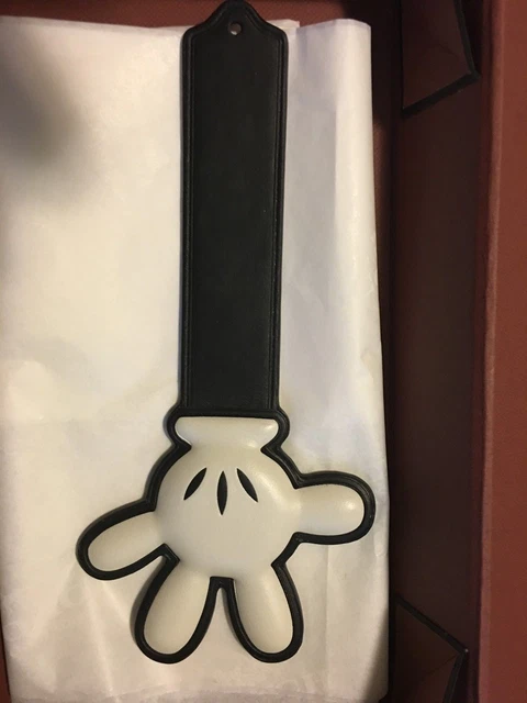 NEW IN BOX Disney X Coach 1941 Mickey Mouse Hand Leather Bookmark 54120