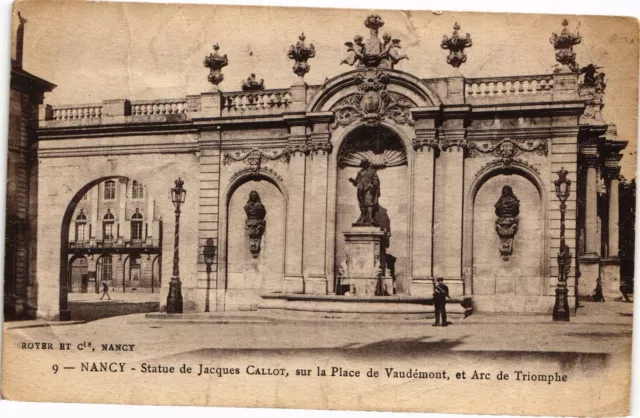 CPA Nancy-Statue of Jacques Callot on the Place de Vaudémont (186921)