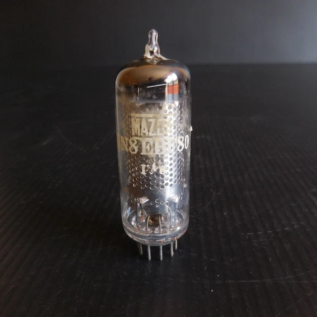 Lampada Tubo Poste Radio Vintage Base Noval 6N8 EBF80 Mazda N5192