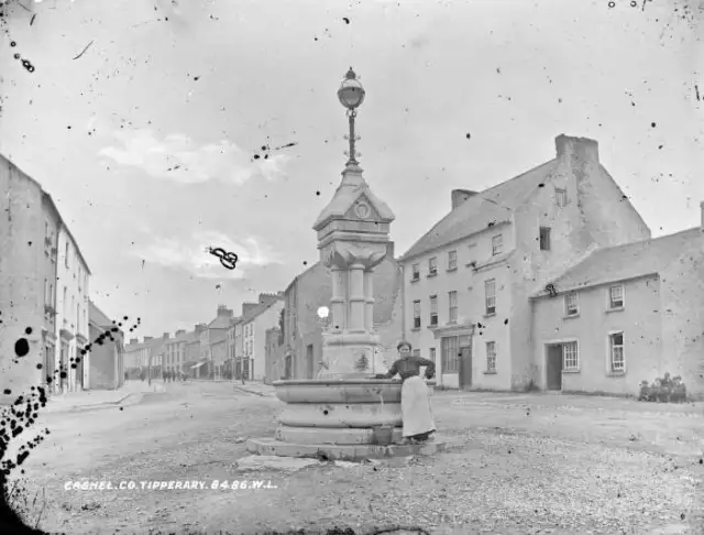 Street View Cashel Co Tipperary Ireland c1900 OLD PHOTO