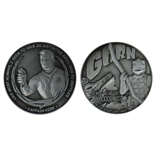 Star Trek Limited Edition Captain Kirk and Gorn Collectible Coin 3