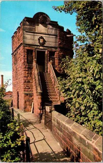 King Charles Tower City Walls Chester Wob Note 1973 Cancel Pm Postcard