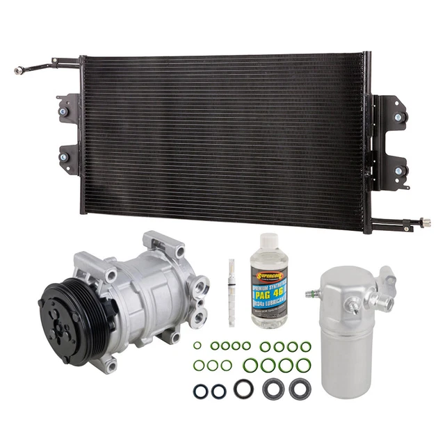 For Chevy Express GMC Savana Van A/C Kit w/ AC Compressor Condenser & Drier