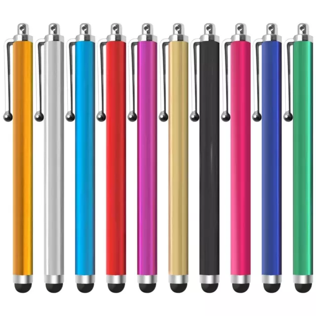 10 x STYLUS PENS SCREEN TOUCH RUBBER TIP FOR TABLET  ANDROID MOBILE PHONES