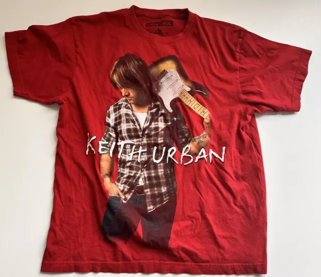 Keith Urban 2009 Escape Together World Tour Official Control Tee Shirt  Large