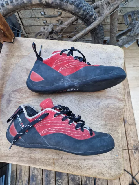 RED CHILLI SAUSALITO Lace Climbing Shoes. Size UK 6 EU 39.5