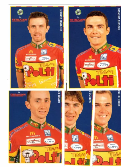 CYCLISME cartes POLTI 1999