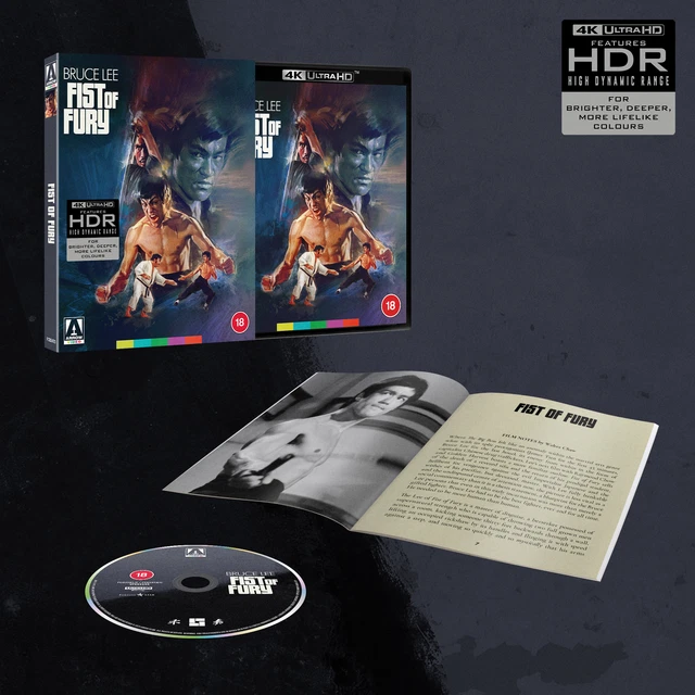 FIST OF FURY (4K UHD Blu-ray) Fu Ching Chen Riki Hashimoto Ying-Chieh ...