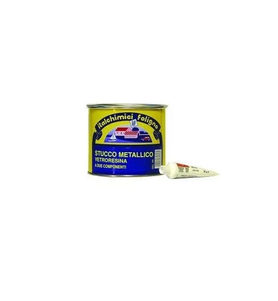 Stucco metallico vetroresina con catalizzatore da 500 ml SETTORE NAUTICO