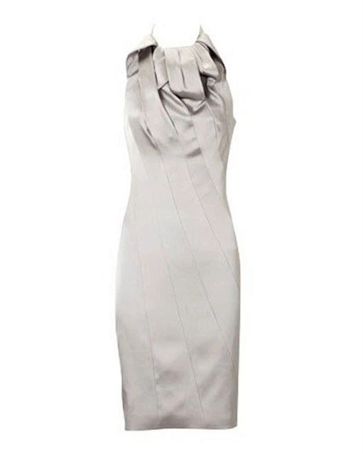 white christmas dresses Champagne One Shoulder Satin Faux-Wrap Long Bridesmaid Dress Champagne Rose / US 12