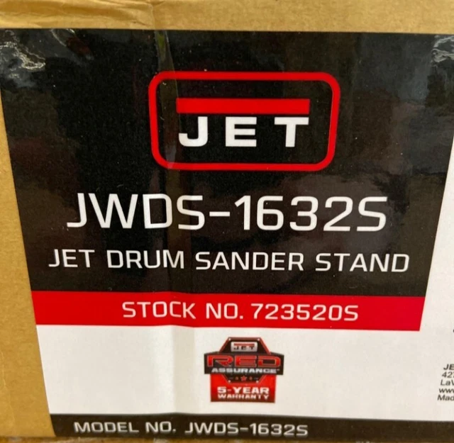 Jet Drum Sander Stand Only, Jwds-1632s, 723520s 3