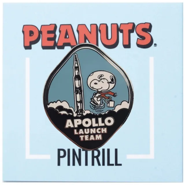 ⚡RARE⚡ PINTRILL x PEANUTS Apollo Astronaut Snoopy Pin *LIMITED EDITION* 🚀🛰