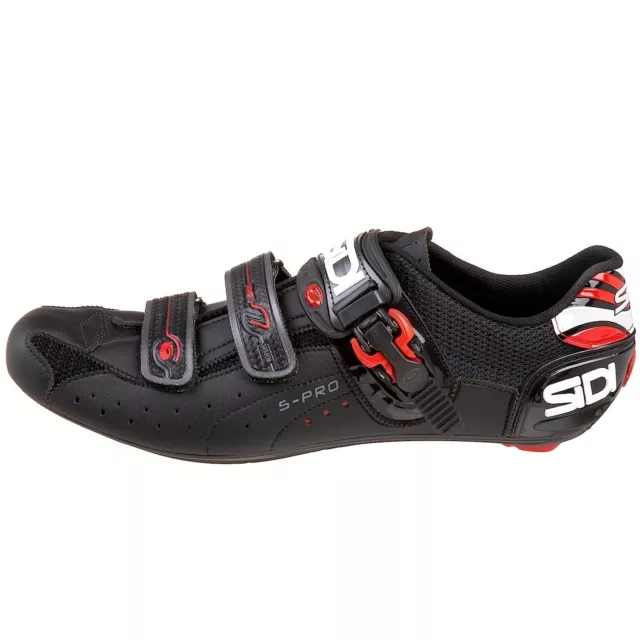 Sidi Genius 5 Pro Carbon Road Cycling Shoe 40.5 / 7.25 Narrow EU Black $239 MSRP