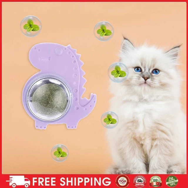 Dinosauro gatto dolci deliziosi snack girevoli menta gatto giocattolo Hausti