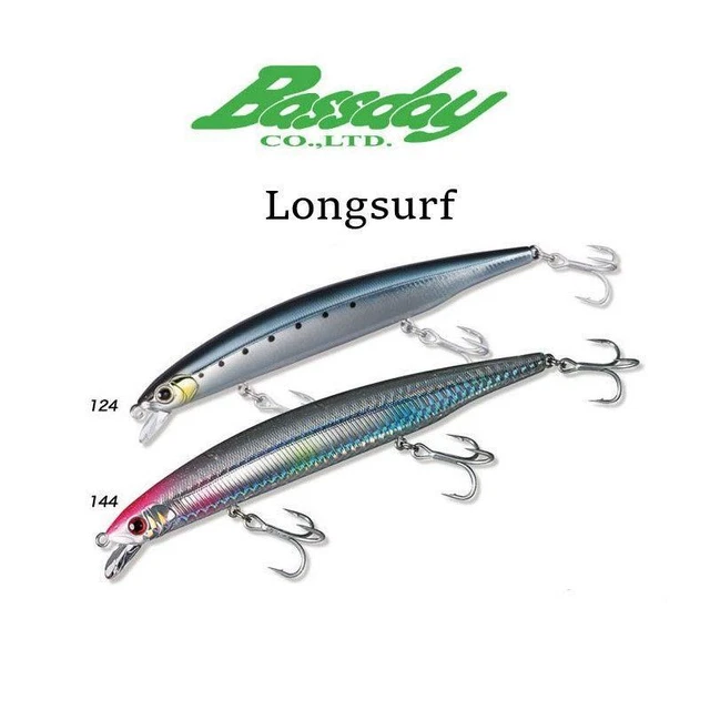 Bassday Log Surf 124F Long Casting Minnow Lure HH-116 (1061
