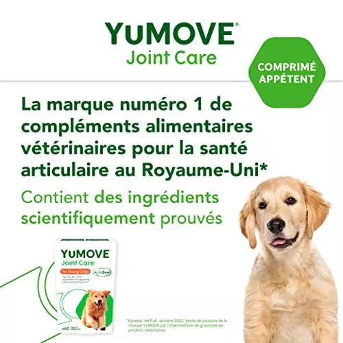 Yumove Young and Active Dog Joint Supplement 60 Tablets 2