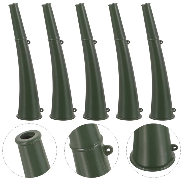 5 PCS TRUMPET Plastic Noise Makers Signal Cheering Horn Stadium Horns £
