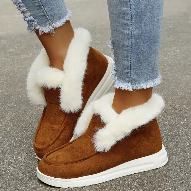 New* Sanuk Chukka Shoes Brown Faux Fur Lined Women's Size 7 *RARE*