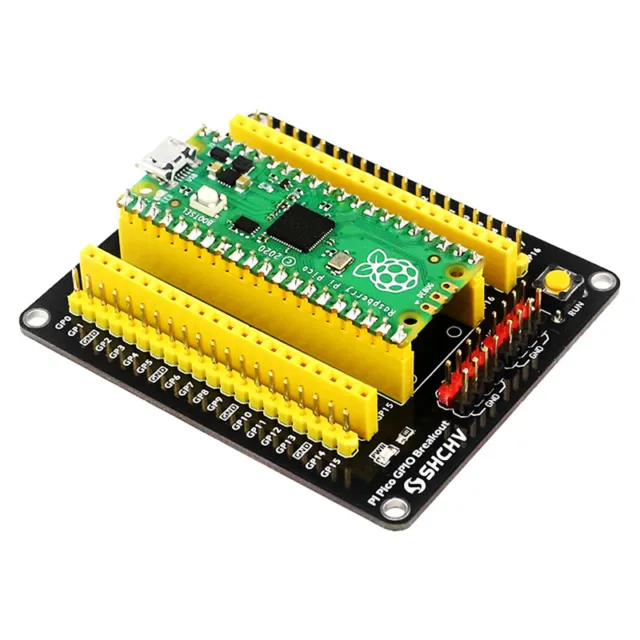 1PCS Raspberry Pi Pico Expansion Board GPIO Breakout Extension Adapter Onbo#w#