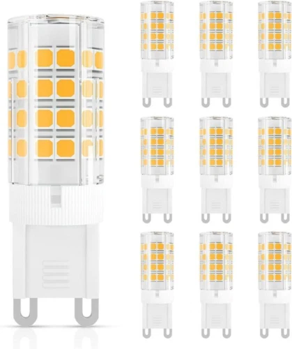 DiCUNO G9 LED Light Bulb 3W, 30-40W Halogen Equivalent, 10 Count (Pack of 1)