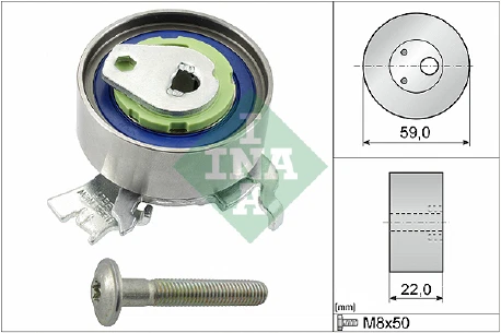GALET TENDEUR COURROIE DISTRIBUTION INA 531051830 Drive Auto Discount