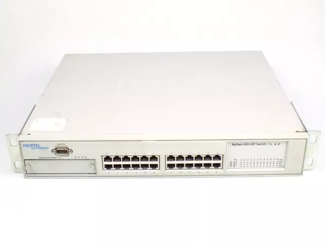 Switch di rete Nortel Networks BayStack 450-24T 10/100 Mbps RJ45 (AL2012A14)