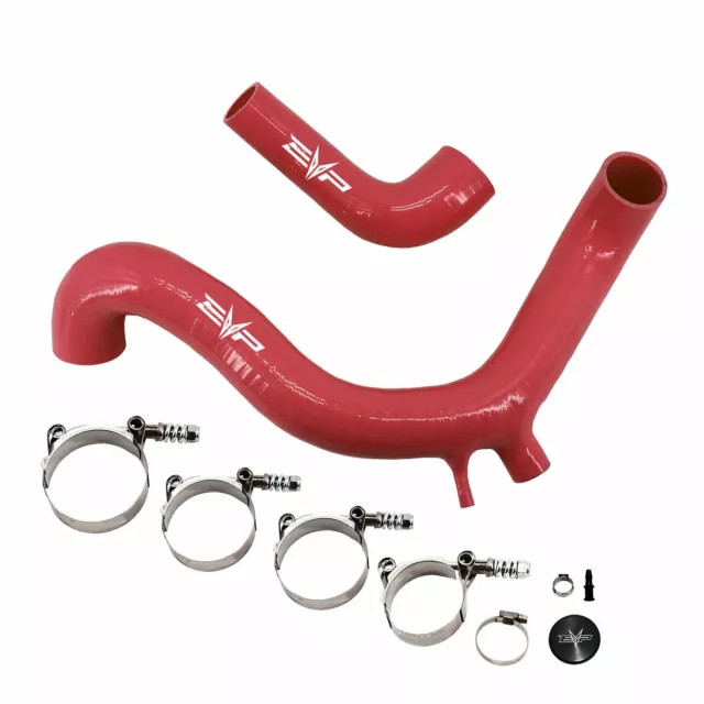 Evolution Powersports Maverick X3 Turbo Red Silicone Charge Tubes BOV Port