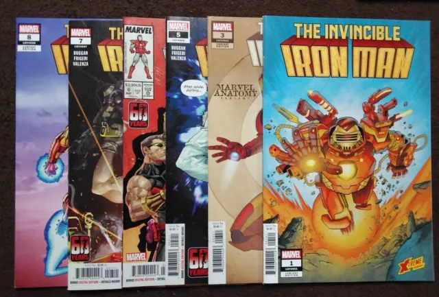 Invincible Iron Man #1-8 New Marvel Comic Series 2023 Pick Choose Comic