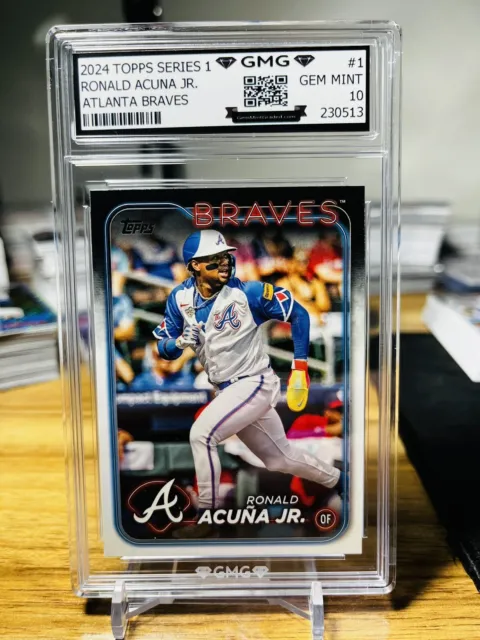 2024 Topps Series 1 Ronald Acuna Jr. GMG Graded 10 Gem Mint 💎 Braves