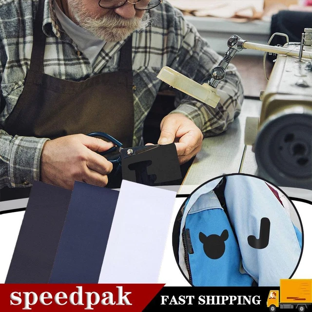 Ropa autoadhesiva pegatina chaqueta parches U K orificio impermeable T3D4