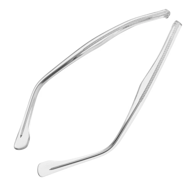 1 par de brazos de repuesto de gafas metálicas, bastidor de gafas, estribo, gafas, brazos, piernas,