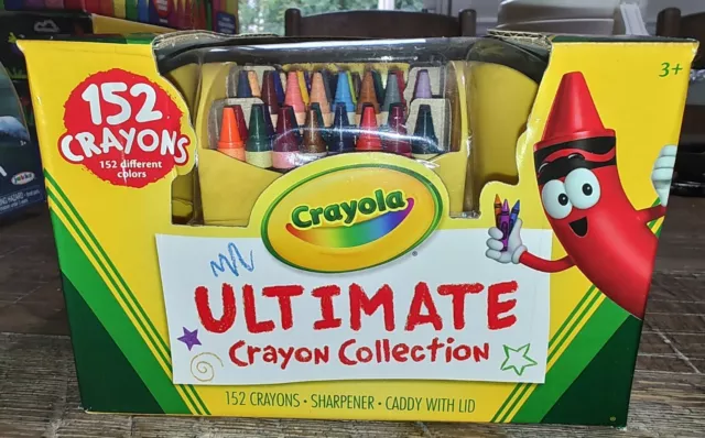 Crayola Ultimate Crayon Collection Coloring Set, 152 Count Kids Gift set  52-0030