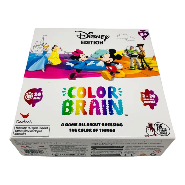 DISNEY EDITION COLOR Brain Game (Game about Guessing Color of Things