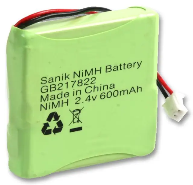 Battery Ni-Mh 2.4V 600Mah Batteries Rechargeable - Cm84764