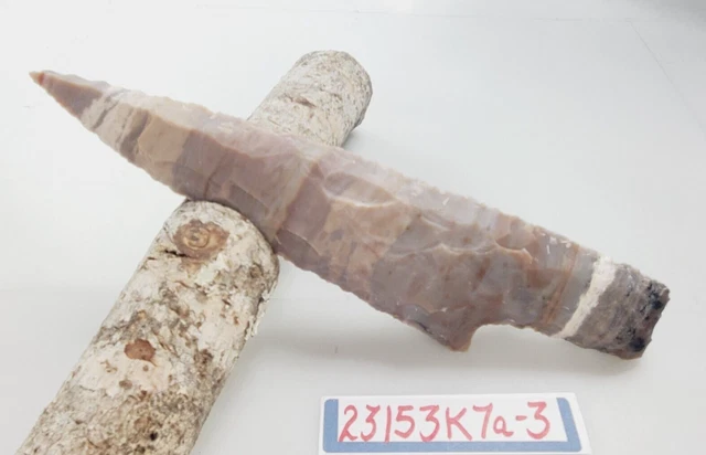 7.5" Stone Knife Blade - Hunting - Skinning - Hand Knapped Agate