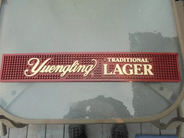 Yuengling Lager Beer Rail Bar Mat Runner Coaster