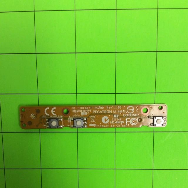 HP Omni 100 100-5052 Computer Sidekeyr Board Key Button Board D33D66 N14939