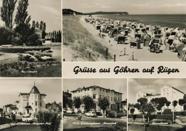 01-345 Ansichtskarte Göhren Vorpommern-Rügen Ostsee Mönchgut Baabe Granitz DDR