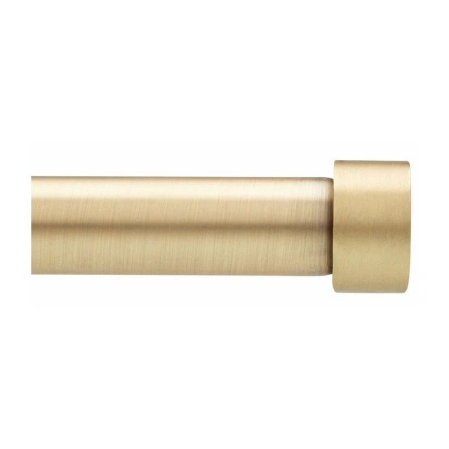 Umbra Cappa Expandable Single Curtain Rod (Brass)