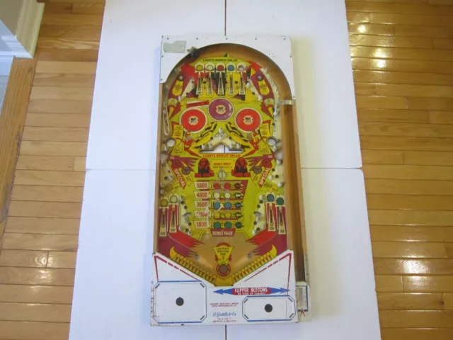 Rare Original 1977 Gottlieb Cleopatra / Pyramid Pinball Machine Playfield