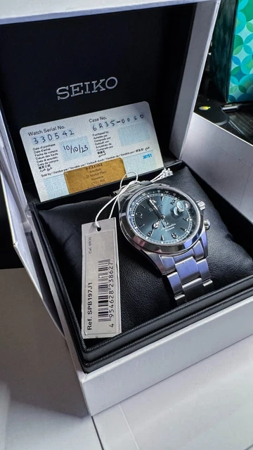 Confezione Regalo Orologio Seiko 5 Originale - Custodia Porta Orologio In Pelle Sintetica Nera Con Cuscino - Foto 2