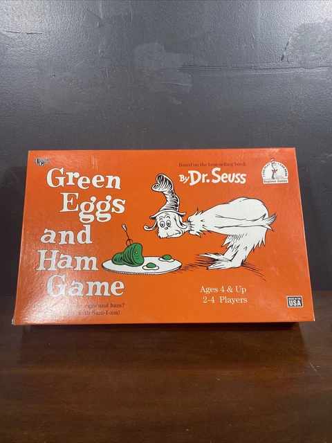 VINTAGE DR. SEUSS Green Eggs and Ham Board Game 1996 age 4+ Complete £ ...