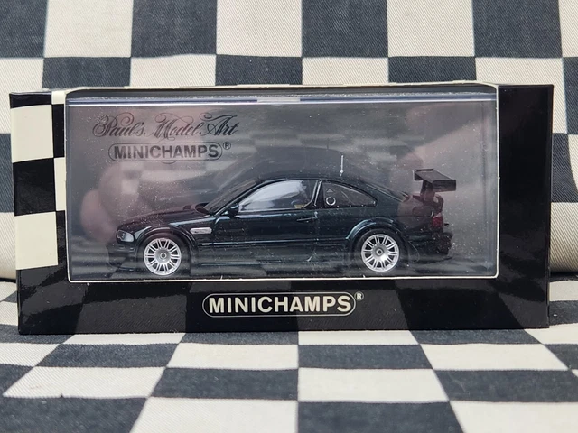 BMW M3 GTR 2001 Yellow ミニカー ミニチャンプス 1/43