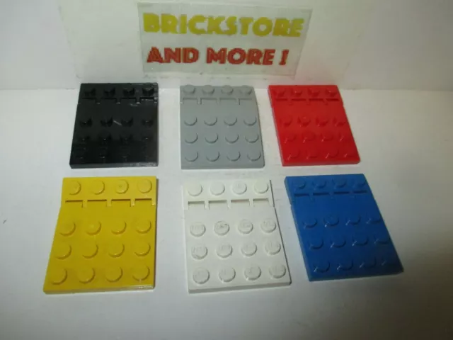 Lego - Plate Plaque 4x4 Hinge 4213 + 1x4 4315 - Choose Color & Quantity