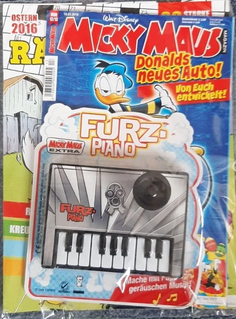 Micky Maus  2016 :  Nr.  12 / 13    mit Beilage und Extraheft Rätselheft   ovp