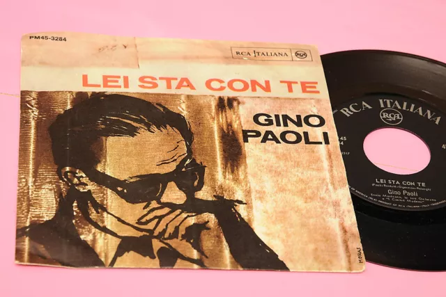 Gino Paoli 7" Lei Sta Con Te Originale '60 Nm !!!!!!!!!!!!!!!!!!!!!!!!!!!!!!!!!!